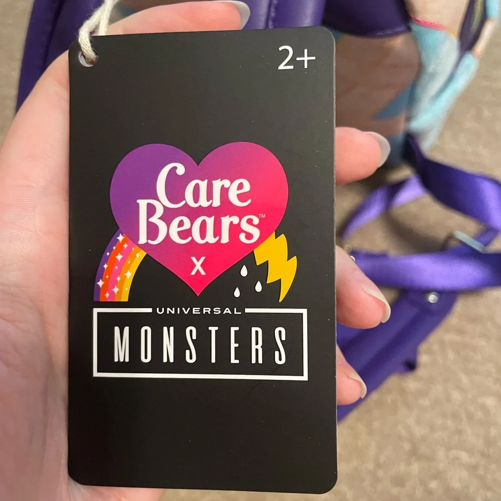 Loungefly Care Bears x Universal Monsters Bedtime Bear Mummy Mini Backpack